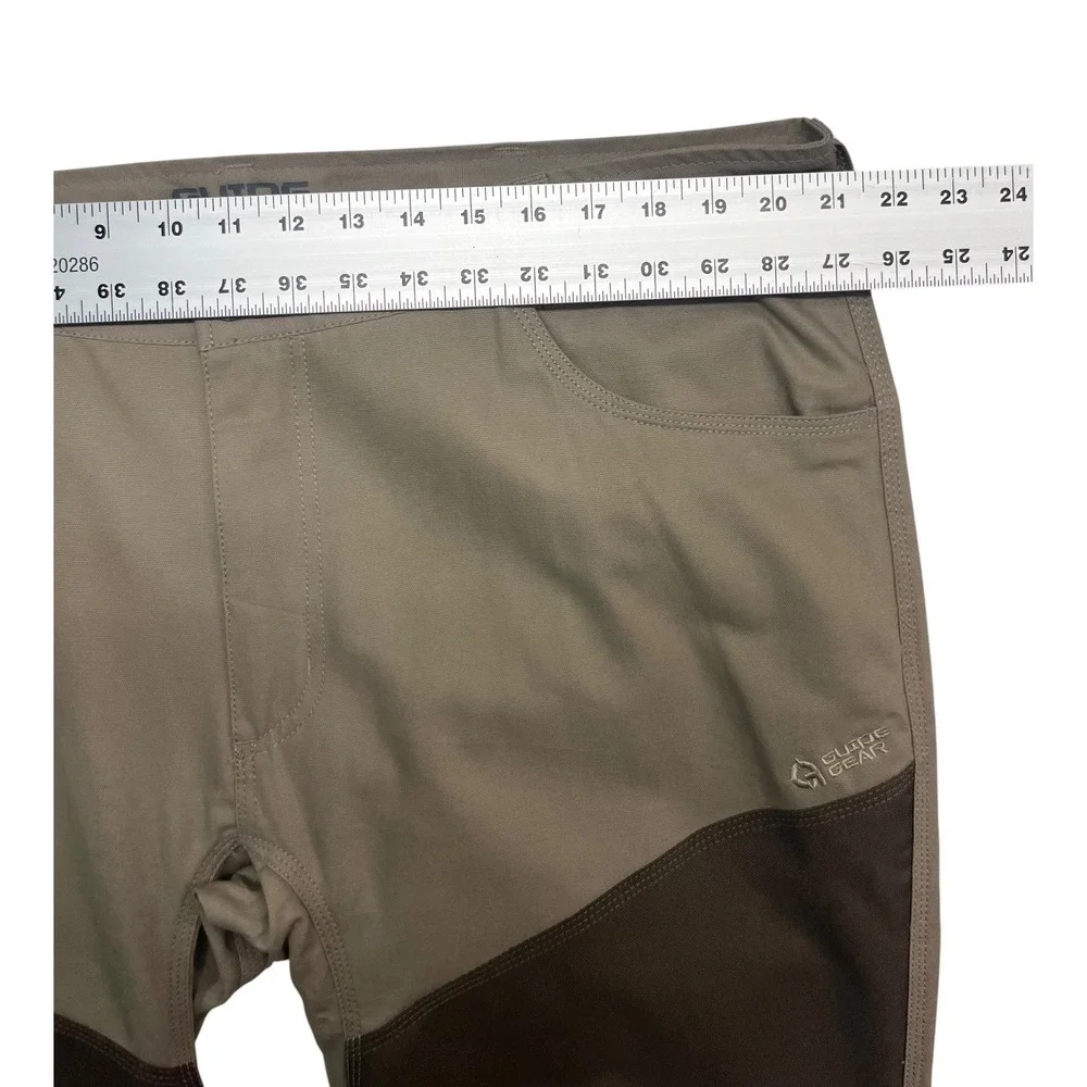 Guide Gear Mens 42x32 Hunting Brush Pants Briar Reinforced Upland Brown Tan